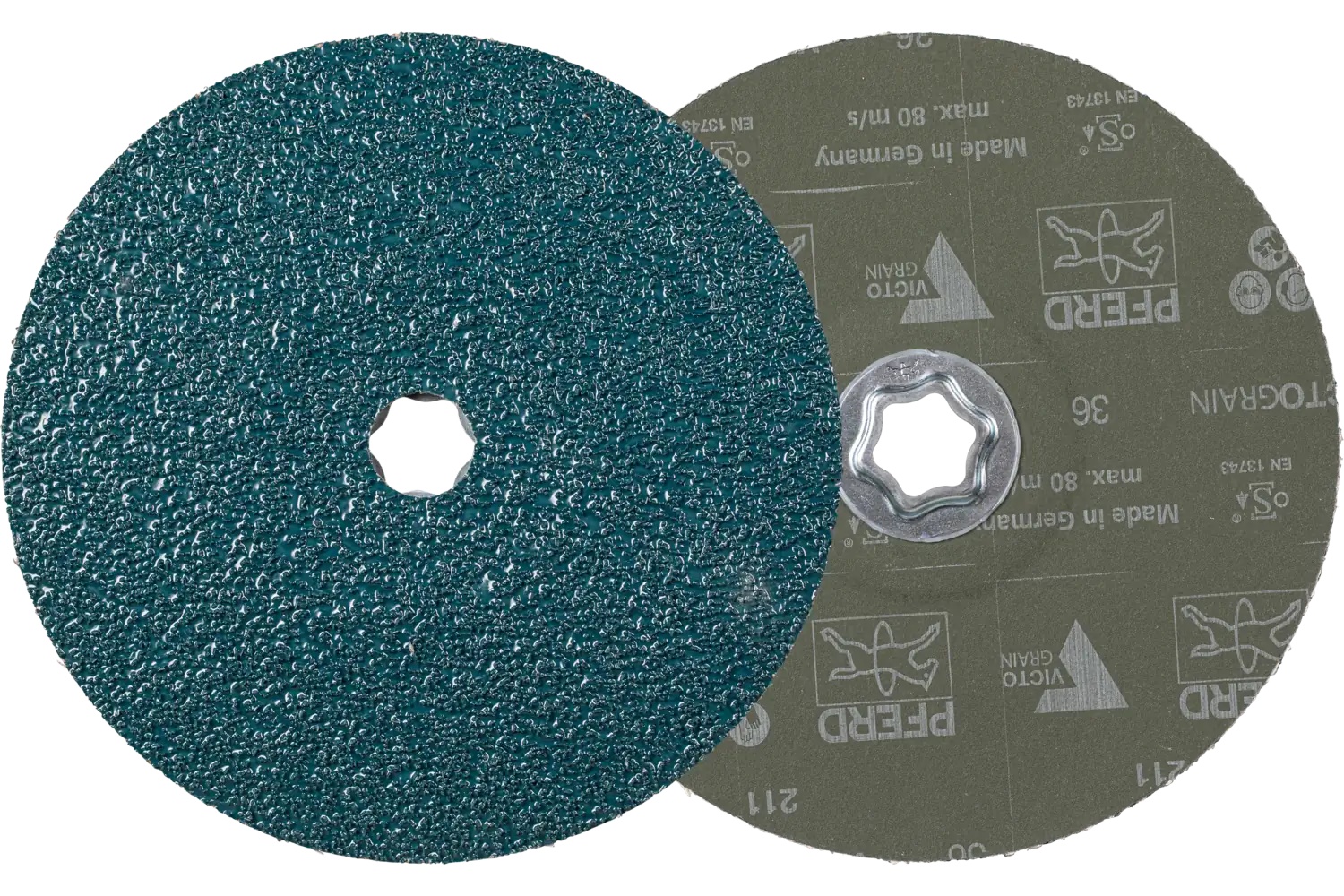 Picture of Pferd Combiclick® Fiber Disc, 7" x 7/8, 36 grit, Victograin®